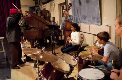 Thumbnail for 'Checking in with the Chocolate Heads, Stanford’s student “movement band”'