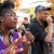 Sophomores Jessica Anderson and Tyler Brooks spoke out for the Occupy Stanford movement in song and rap.