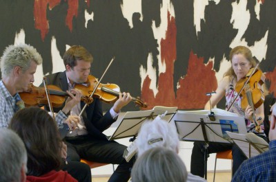 Thumbnail for 'The art of music: String quartet captivates visitors to the Anderson Collection'