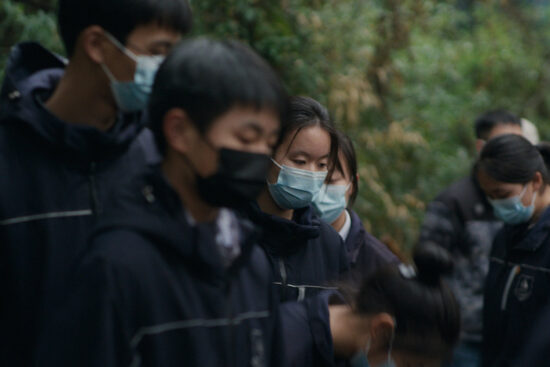 A still from the film “Death Education,” directed by second-year MFA student Yuxuan Ethan Wu.