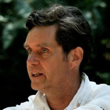 Photo of Chris Chafe in a white shirt
