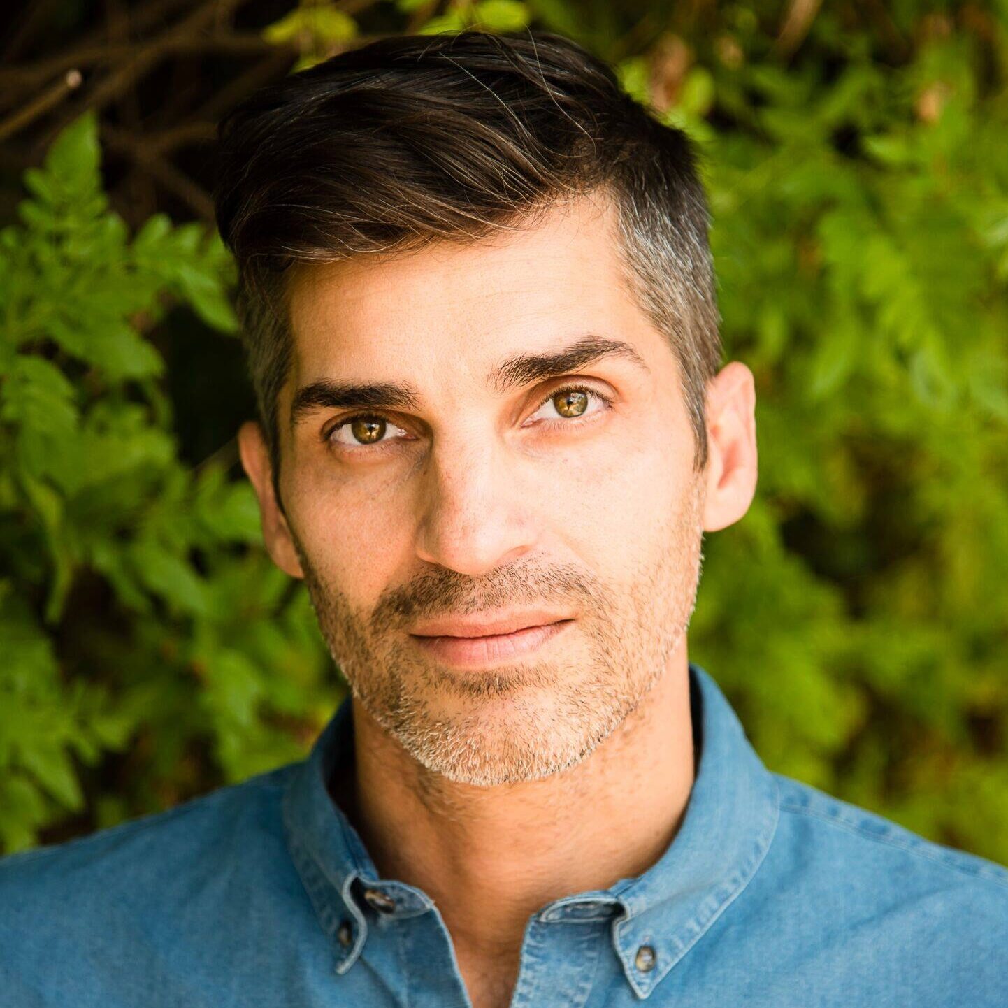 A headshot of Falconer, photography by Emily Petri