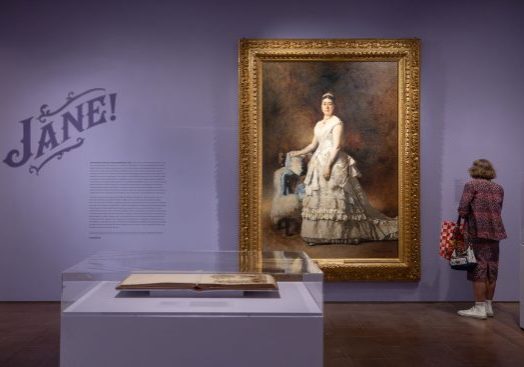 An intimate exploration of Gilded Age excess 
and the enigmatic life and death of Jane Stanford] opens July 2. It contains 40 some-odd pieces including 4 paintings, jewelry, art artifacts, etc.