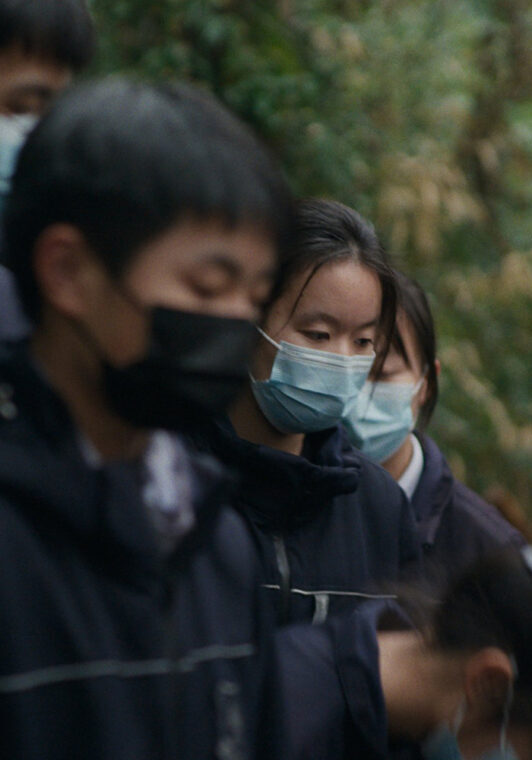 A still from the film “Death Education,” directed by second-year MFA student Yuxuan Ethan Wu.