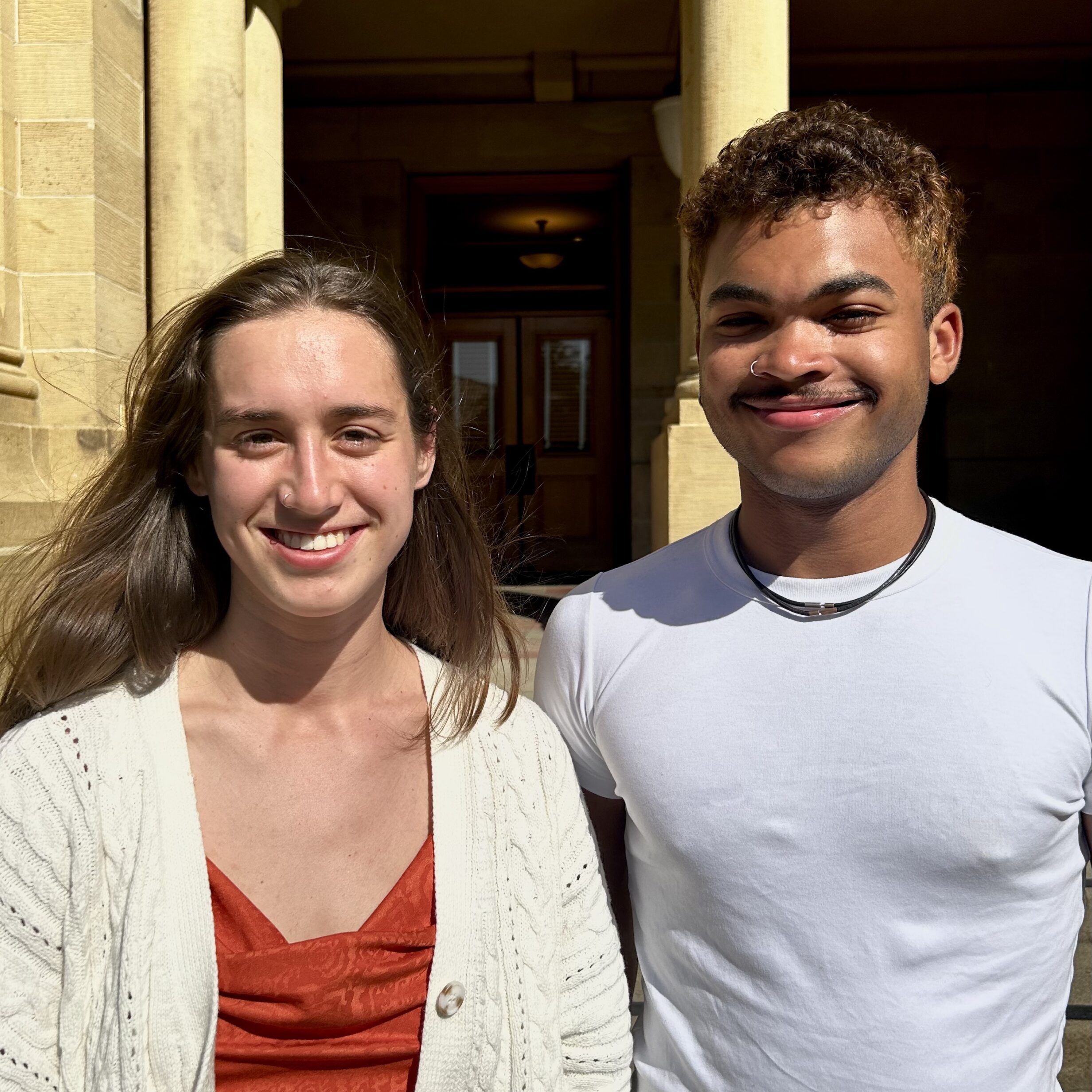 Photo of Ellie Dunn and Ian Partman