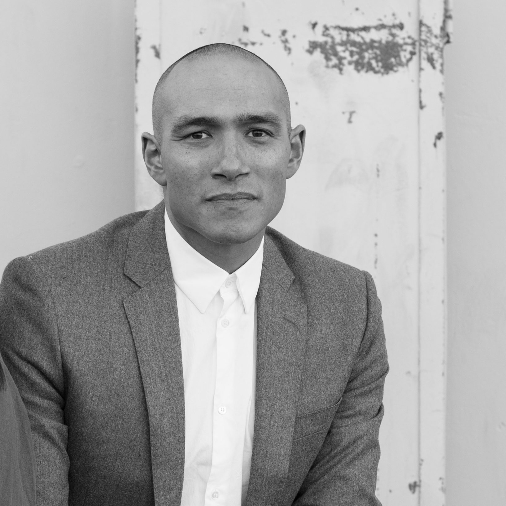 black & white photo of christian gonzalez ho