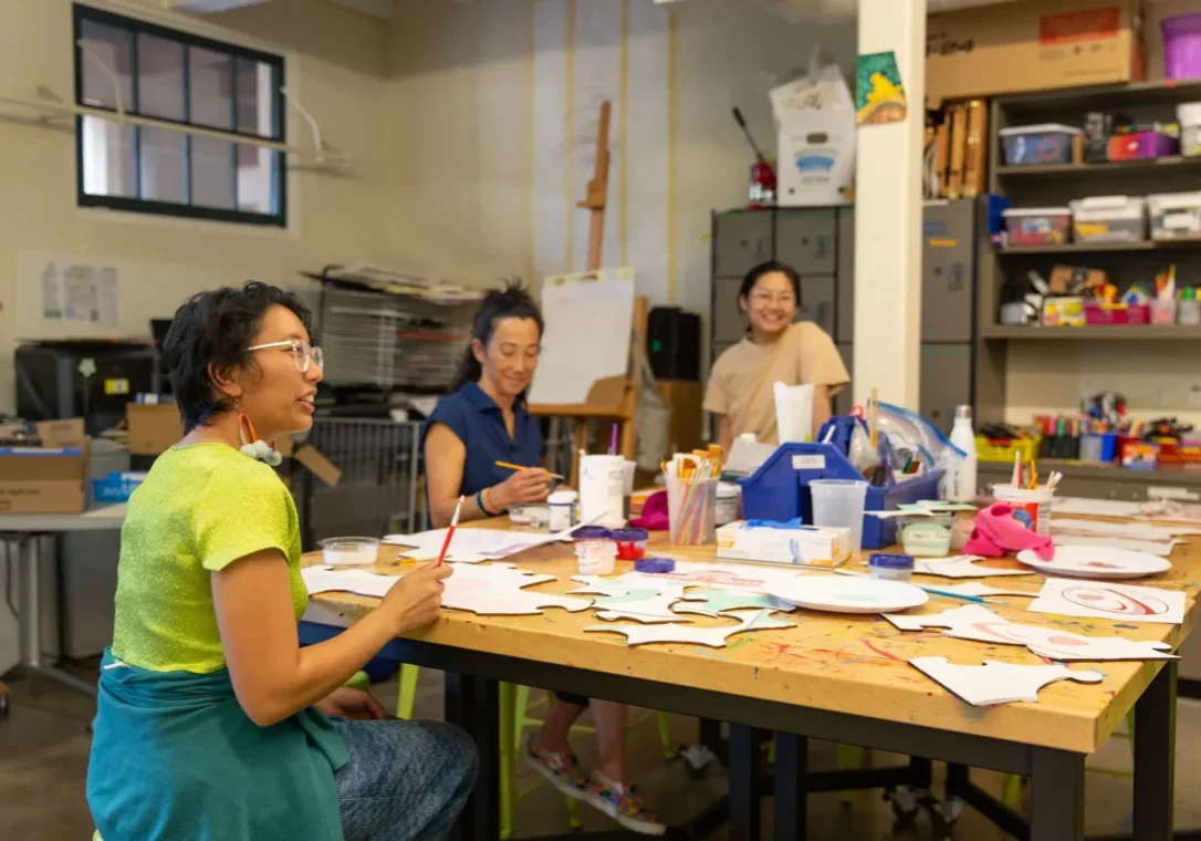 These painting sessions allow participants to engage with each other and create a sense of connection.